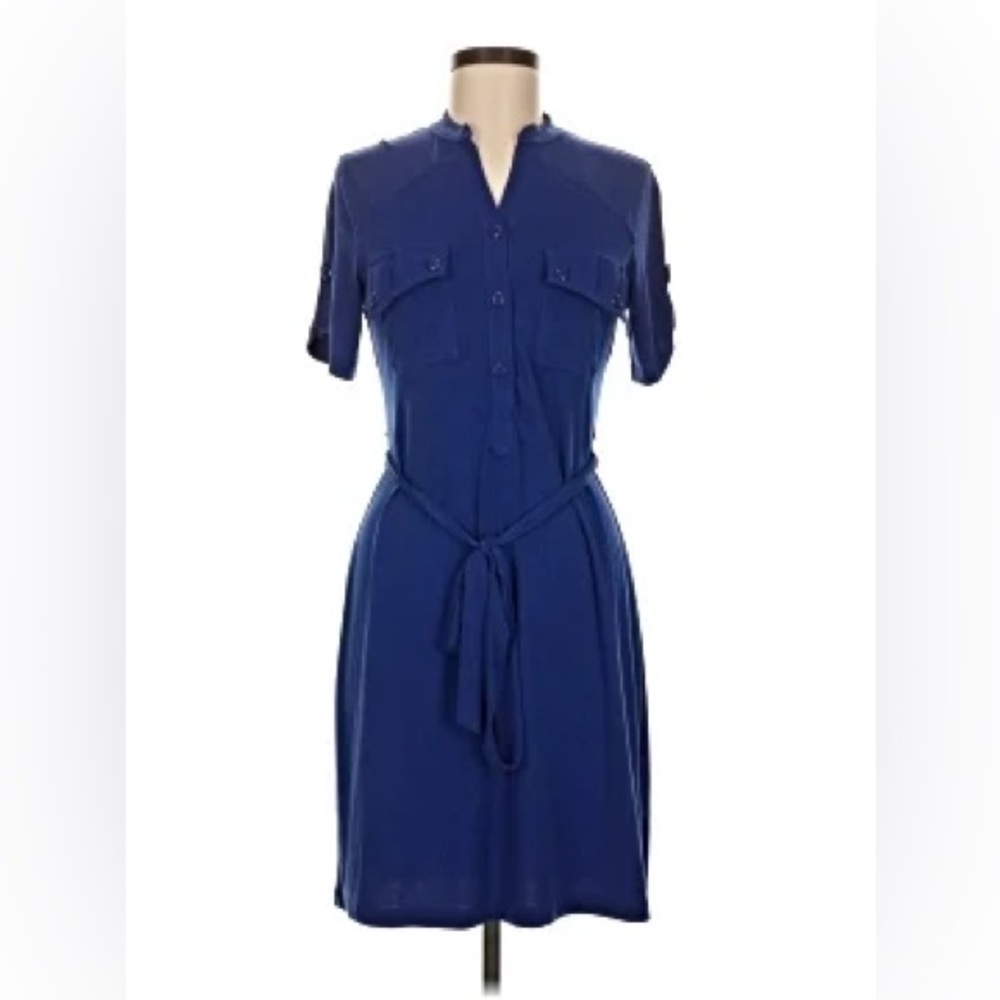 Fenn‎ Wright Manson Midi Dress button front office career casual workwear mature